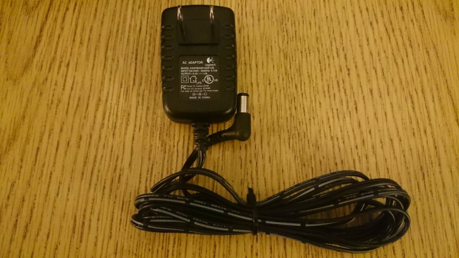 *Brand NEW*KSAFB0500100W1US wall plug adapter 5.0V 1A Logitech AC Adaptor